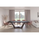 Стол обеденный SIGNAL BONUCCI Ceramic Nero Greco черный/черный мат 200-250/98